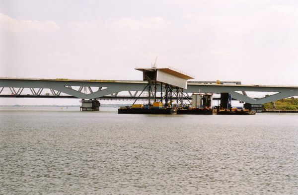 Hochgeschwindigkeitsbrücke über den Hollandsch Diep 