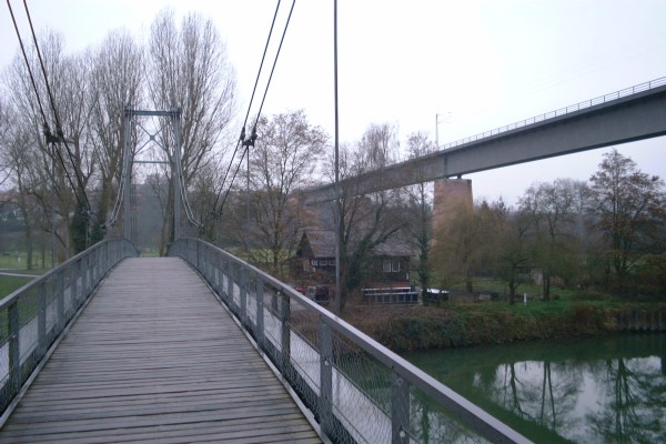 Fuß- und Radwegbrücke Marbach 