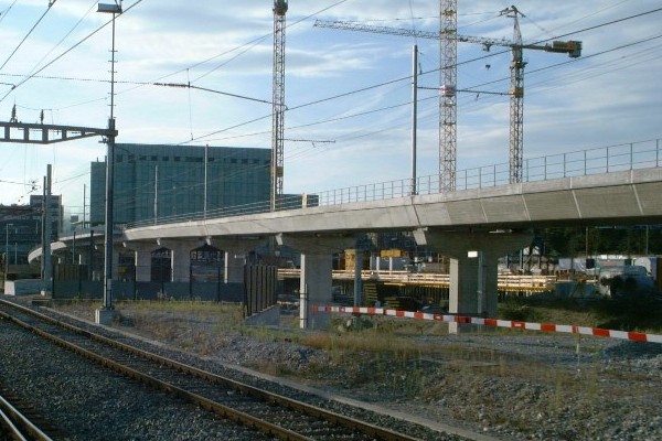 Tramviadukt Basel Bahnhof SBB 