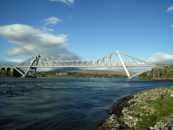 Connel Bridge spanning the Falls of Lora 