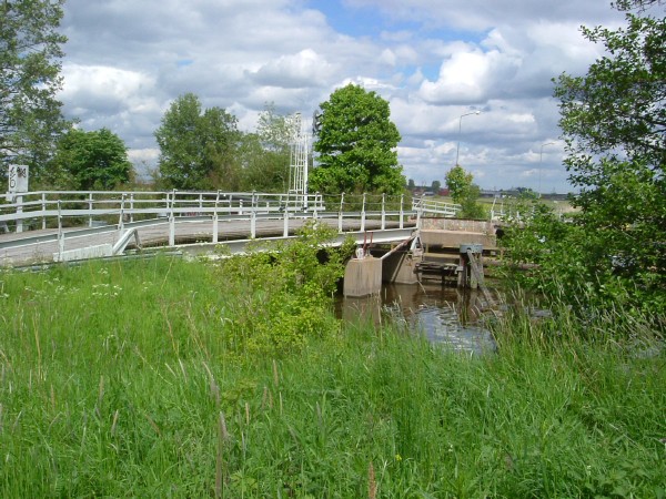 Ultunabron, eine Schiebebrücke südlich von Uppsala 