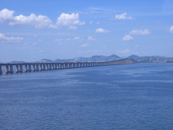 Niterói-Brücke zwischen Rio de Janeiro und Niterói 
