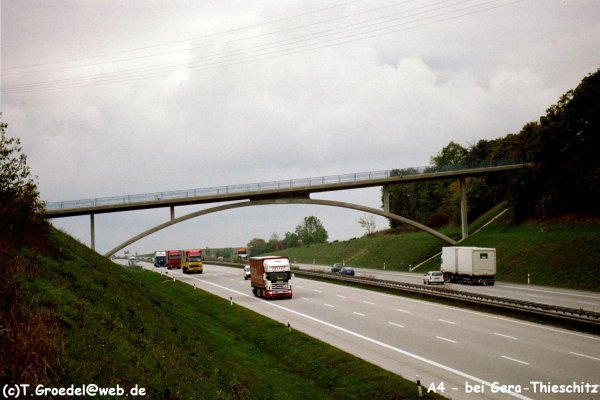 Autobahn A4Autobahnüberführung Hartmannsdorferweg, Gera-Thieschitz 