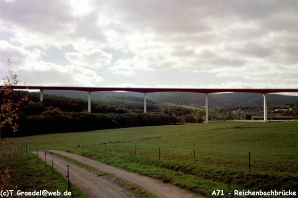 Autobahn A71 – Talbrücke Reichenbach 