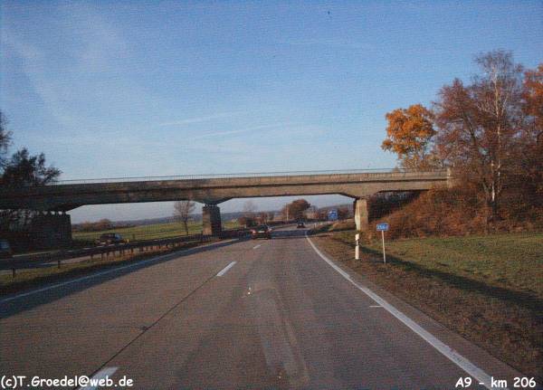 Autobahn A9km 206 