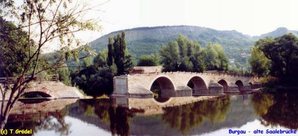 Alte Saalebrücke, Burgau 