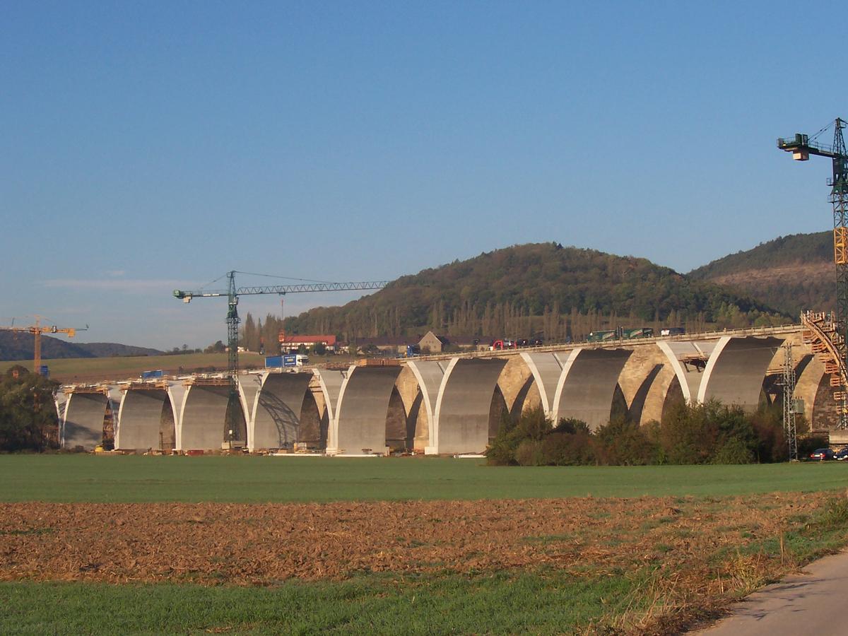 Autobahn A4 – Saaletalbrücke, Jena – Ansicht von Süden 