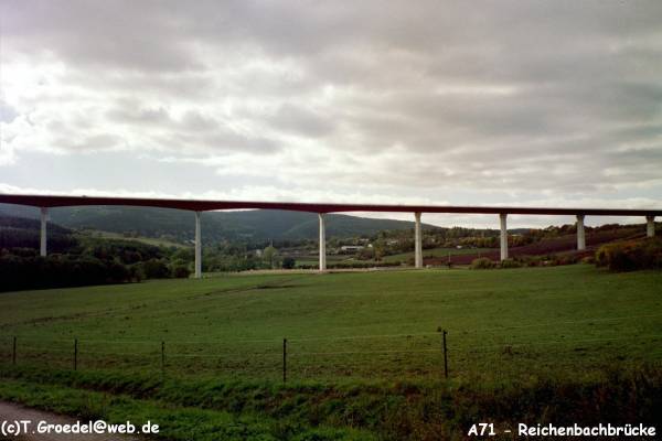 Autobahn A71 – Talbrücke Reichenbach 