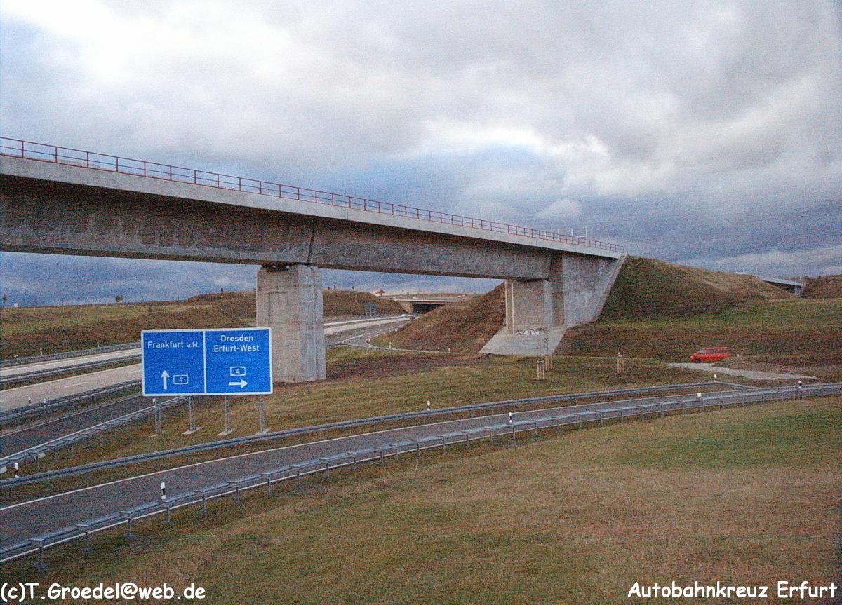 Autobahn A4 / Autobahn A71 / NBS Ebensfeld-Erfurt – 
Autobahnkreuz Erfurt 