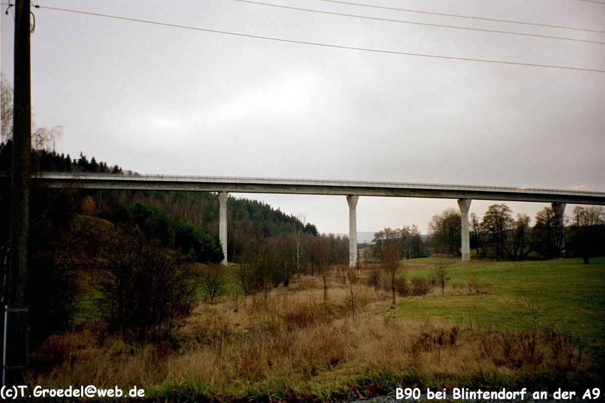 B90 Blintendorf an der A9 Abfahrt Lobenstein 