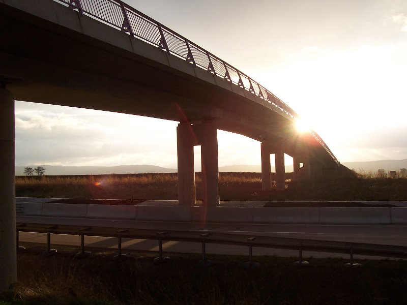 Overpass over the A71 near Anstadt 