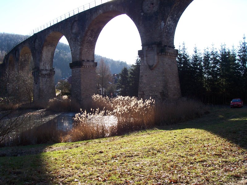 Eisenbahnviadukt in Sonneberg-West 