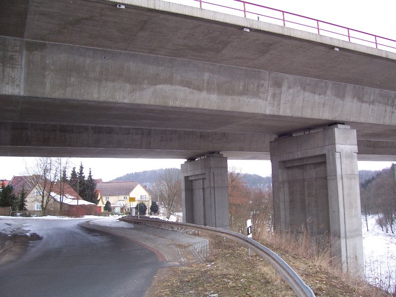 Autobahnbrücke der A4 bei Podelsatz 