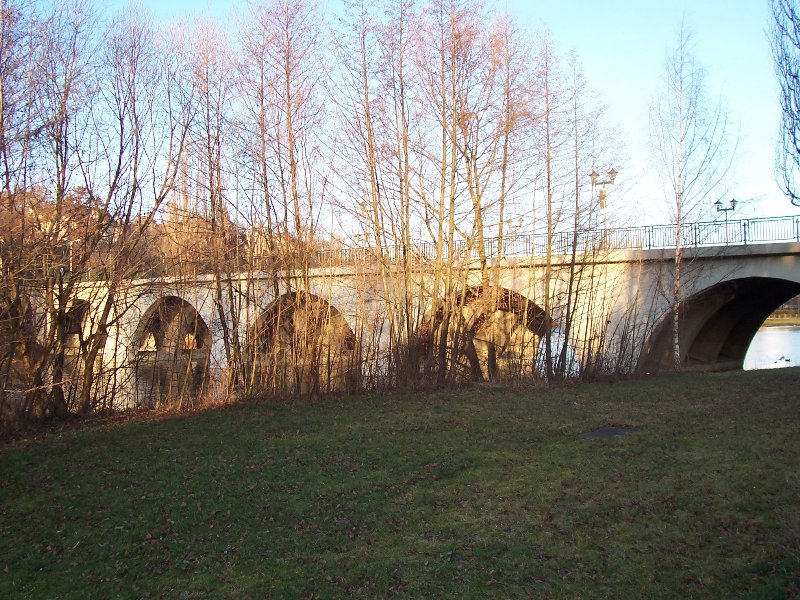 Pont sur la Saale à Saalfeld 