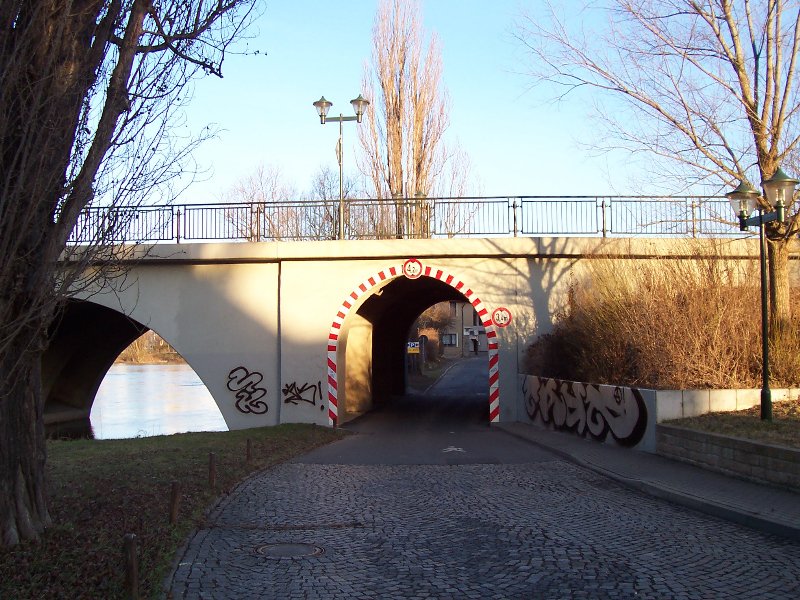 Bridge across the Saale at Saalfeld 