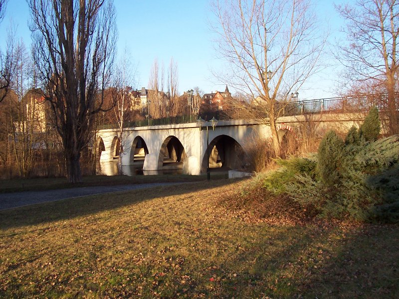 Bridge across the Saale at Saalfeld 