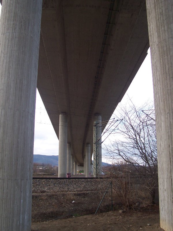 Bridge of the new Saalfeld bypass 