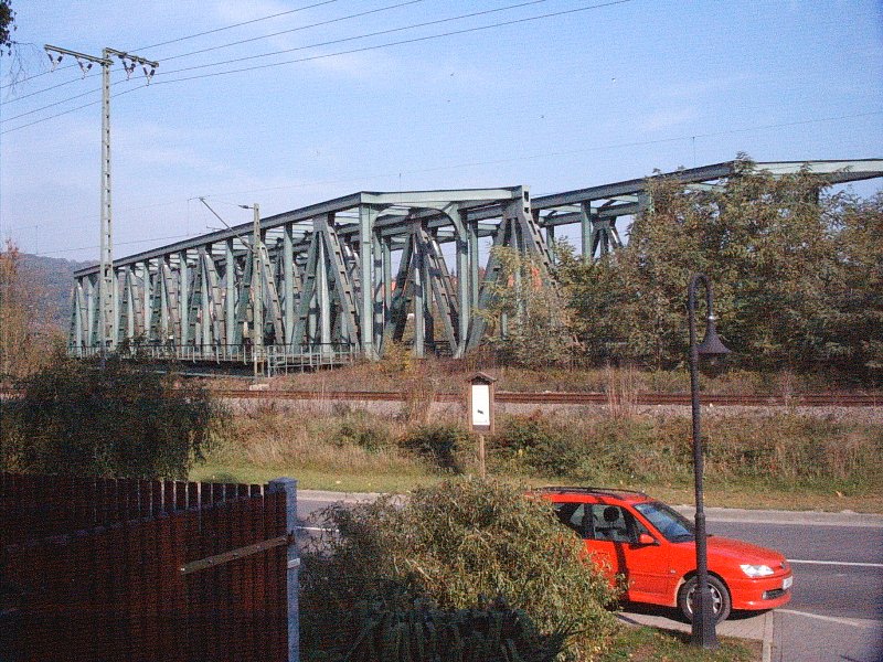 Saaletalbahn: Eisenbahnbrücke Großheringen 