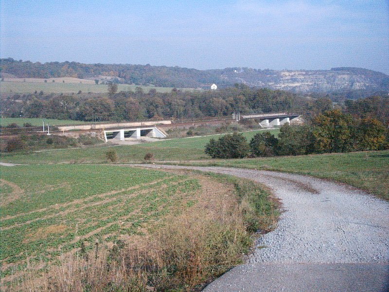 Railroad Bridges at the Grossheringen railroad triangle 