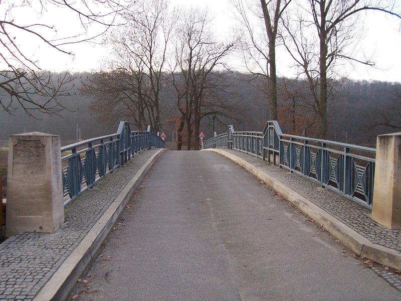 Brücke über die Saale in Kaatschen-Weichau 