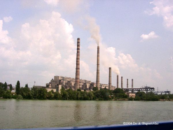 Ukraine, Dnjepr, Pridneprowsk, 487 km von Kiew, Wärmekraftwerk 