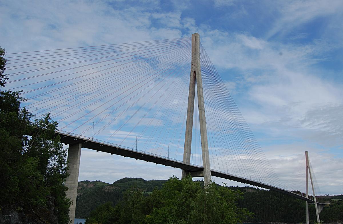 Skarnsundet Bridge, Norway, cable-stayed 