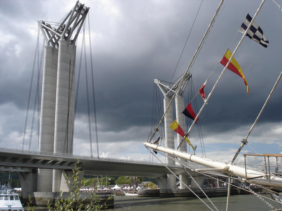 Pont Gustave-Flaubert, lors de l'»Armada 2008» 
