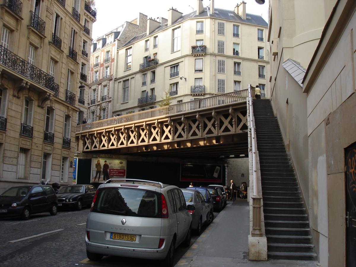 Pont de la rue du Rocher, Paris 8e 