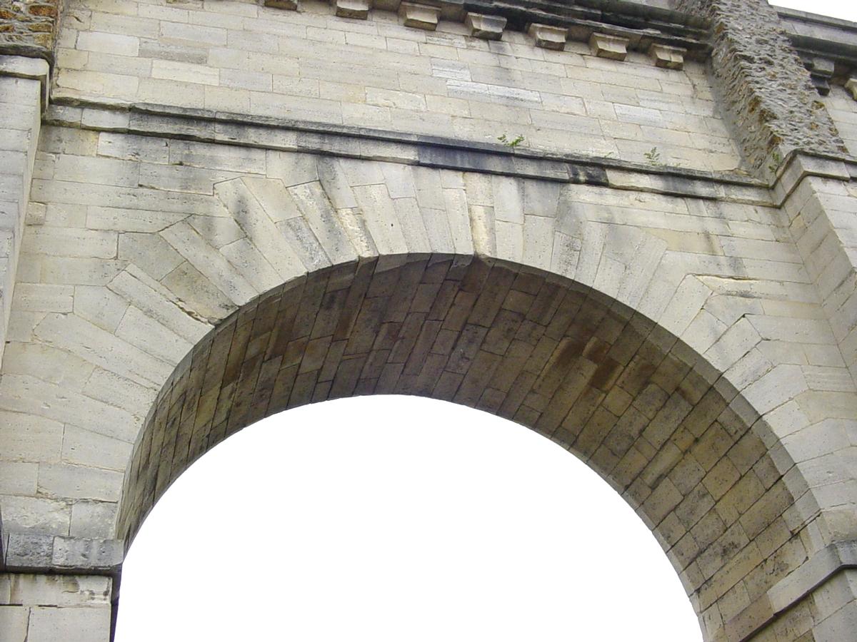 Aqueduc de Marie de Médicis (17e s.), sous l'aqueduc du 19e s 