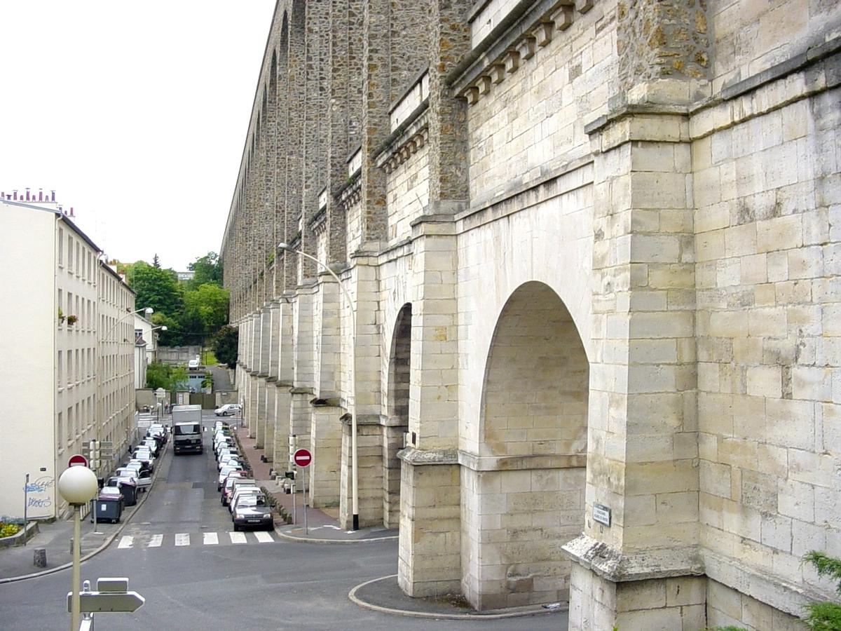 Aqueduc de Marie de Médicis (17e s.), sous l'aqueduc du 19e s 