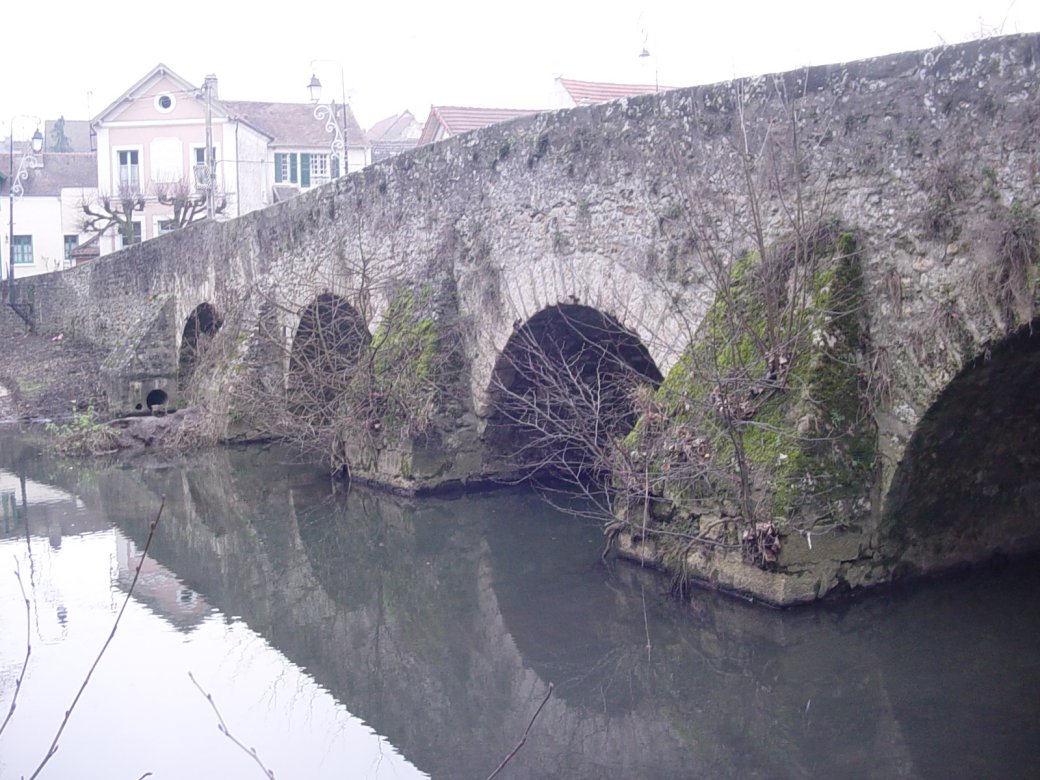 Vieux Pont ou Pont de la Reine Blanche. Boussy-Saint-Antoine (91) 