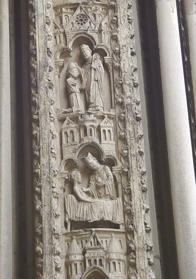 Notre-Dame de Chartres: portail sud, détail 