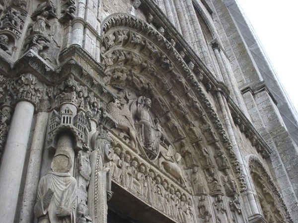 Chartres Cathedral. Main Portal 