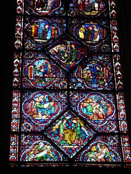 Notre-Dame de Chartres: vitrail 