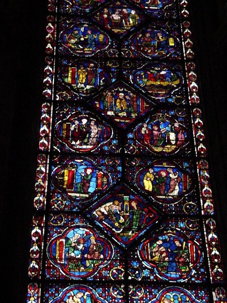 Notre-Dame de Chartres: vitrail 