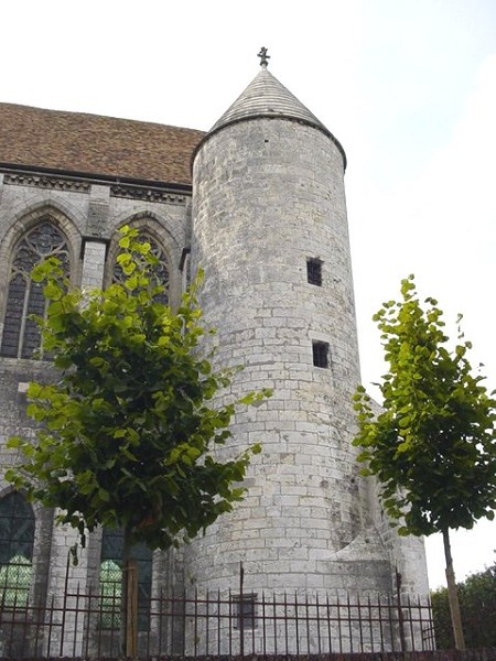 Notre-Dame de Chartres, chevet: tour de la chapelle St Piat (Trésor) 