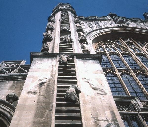 Cathédrale de Bath. L'escalier vers le Ciel 