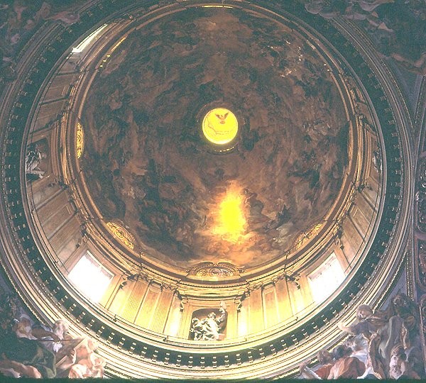Il Gesù, Rome. Le dôme 
