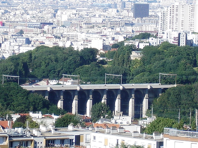 Viaduc de Meudon, vu de la Terrasse de Meudon 