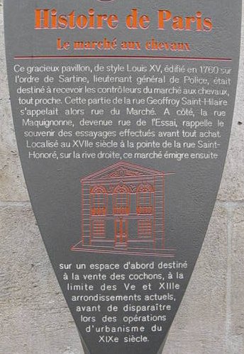 Rue Geoffroy Saint-Hilaire, Paris 5e. Ancien marché aux chevaux 