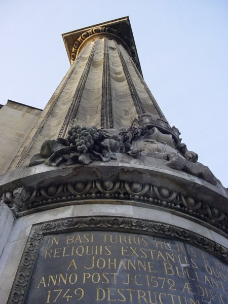Astrological Column in front of the Bourse de Commerce, Paris 