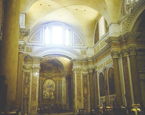 Rome, église Santa Maria degli Angeli. Tepidarium des Thermes de Dioclétien 