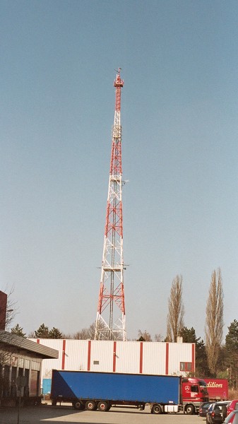 Sendeturm der Schule für Rundfunktechnik in Nürnberg 