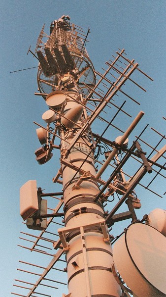Antenna mast on the Merkur near Baden-Baden 
