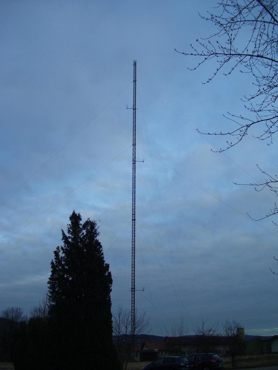 Meteorologic Tower of the Obrigheim Nuclear Power Plant 