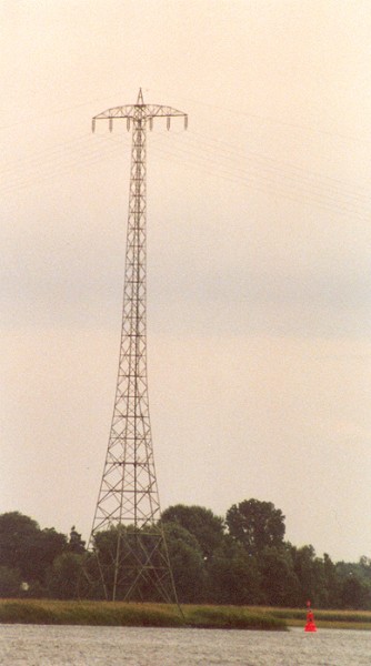 Pylon for the High-Voltage Peene Crossing at Karlshagen 