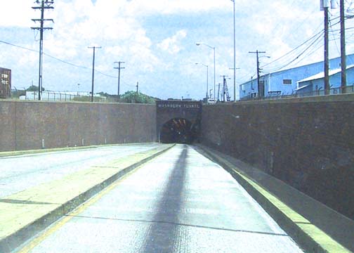 Washburn Tunnel, Southern entrance, Pasadena, TX 