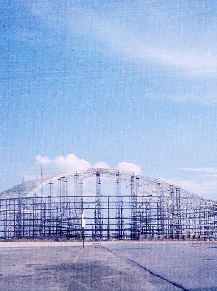Astrodome. Roof construction 