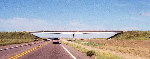 Interstate 70, Near Limon. Approaching the mountains. Looking west 