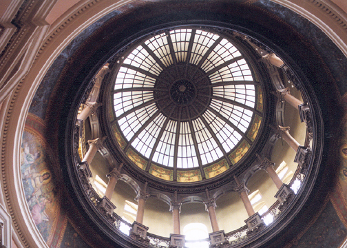 Kansas State Capitol; Topeka, KansasCentral dome; Interior 